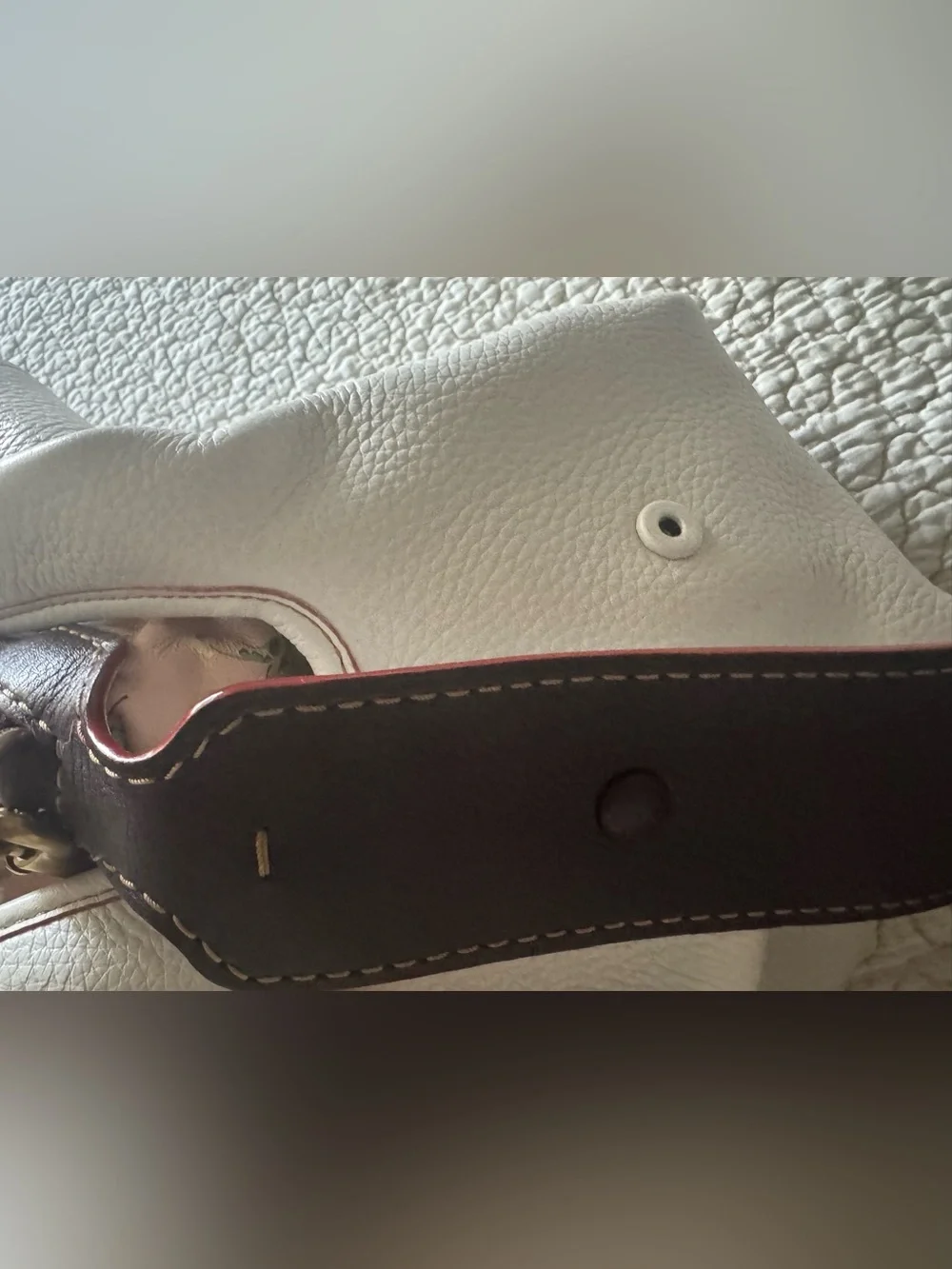 Coach 1941 Bandit 39 Hobo in Chalk with Gold Hardware